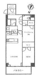 ブランズ渋谷常盤松 5階 間取り図