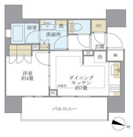 ブリリア東中野ステーションフロント 11階 間取り図