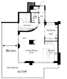 アダクストホーフ 301 間取り図