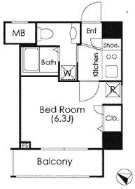 エスティメゾン南麻布 305 間取り図