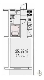 プロスパー上目黒 402 間取り図