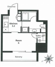 ステイシス町屋 1302 間取り図