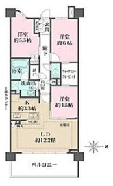 ザ・パークハウス上麻生 1階 間取り図
