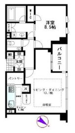 松濤アパートメント 3階 間取り図