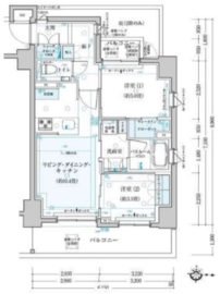 クリオラベルヴィ錦糸町 3階 間取り図