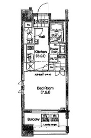 コンフォリア笹塚 902 間取り図