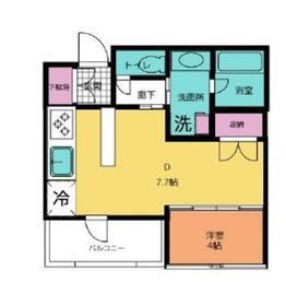 リーデンススクエア桜木町 4階 間取り図