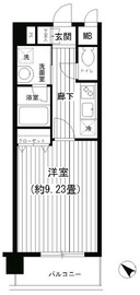 レジアス新横浜 302 間取り図