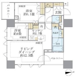 ブリリア秋葉原 13階 間取り図