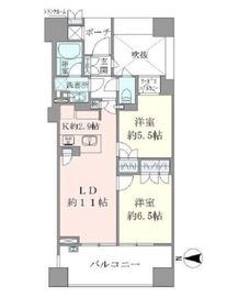 ブリリア大山町 4階 間取り図