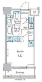 パークアクシス横浜反町公園 206 間取り図