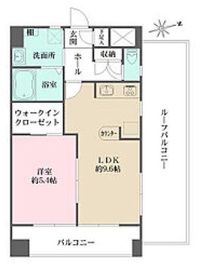 アビオン中野坂上 A403 間取り図