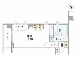 ファミールグランスイートTHE赤坂 3階 間取り図