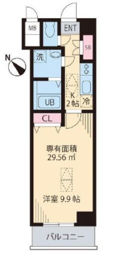 アートサイドヒルズ 403 間取り図