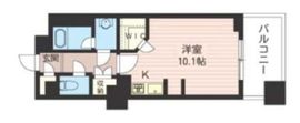 レジデンスシャルマン月島 208 間取り図