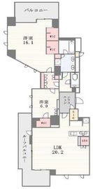 ジオ代官山 4階 間取り図