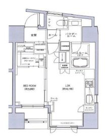 ベルジェンド文京千駄木グレイス 10階 間取り図