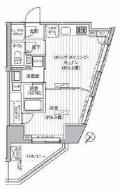 ヒューリックレジデンス駒込 1202 間取り図