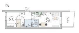 GranDuo代々木上原3 (グランデュオ代々木上原3) 102 間取り図