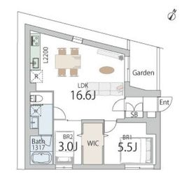 GranDuo代々木上原3 (グランデュオ代々木上原3) 104 間取り図