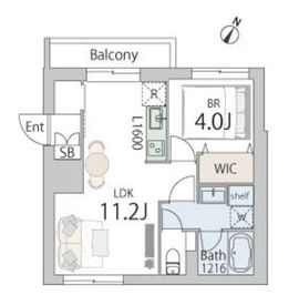 GranDuo代々木上原3 (グランデュオ代々木上原3) 203 間取り図