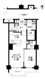 リビオレゾン八幡山ステーションスイート 3階 間取り図