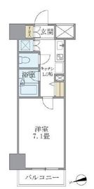コート新御徒町 403 間取り図
