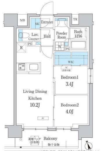 デュオフラッツ浅草田原町 803 間取り図