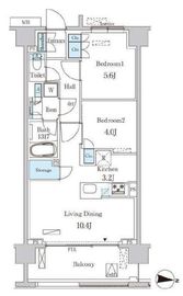 オアーゼ池上テラス 211 間取り図