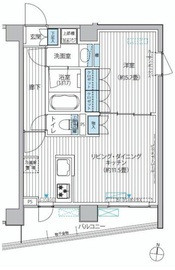 カスタリア目黒平町 301 間取り図