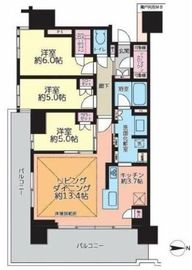 プラウド大和 10階 間取り図