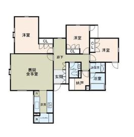 メゾンドールブラン 1階 間取り図