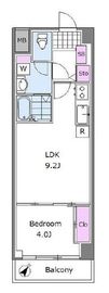 九段シルバーパレス 8階 間取り図