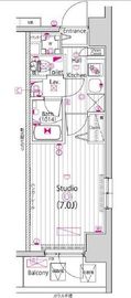 ガーラ・リバースクエア横濱南 6階 間取り図