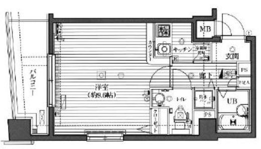ガラ・ステージ神田神保町 10階 間取り図
