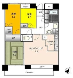 品川戸越パークホームズ 10階 間取り図