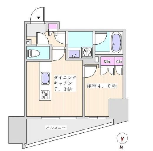 ネベル板橋 3階 間取り図