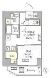 BRICK RESIDENCE 南青山 1002 間取り図