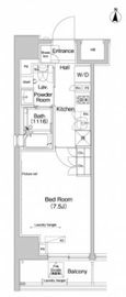 プラウドフラット錦糸町 1203 間取り図