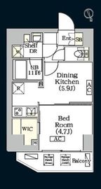 BRICK RESIDENCE 南青山 402 間取り図