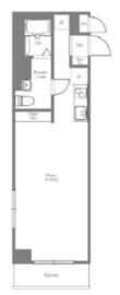 アルス市ヶ谷薬王寺 2階 間取り図