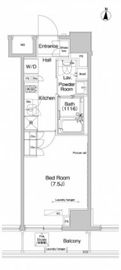 プラウドフラット錦糸町 1002 間取り図