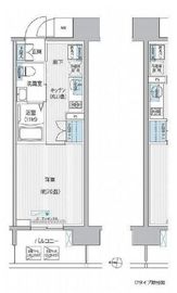 セントラーレ新城 403 間取り図