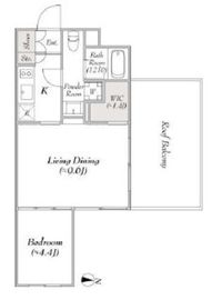 MYRIA RESIDENCE Minami Magome (ミリアレジデンス南馬込) 4階 間取り図