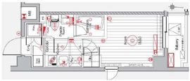 メイクスデザイン武蔵小杉アジールコート 7階 間取り図