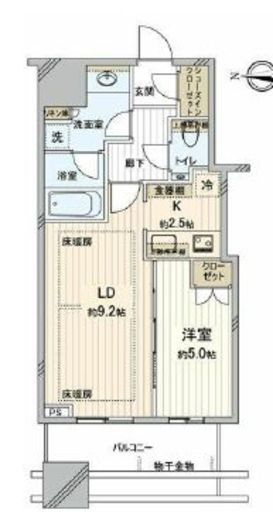 武蔵野タワーズスカイクロスタワー 12階 間取り図