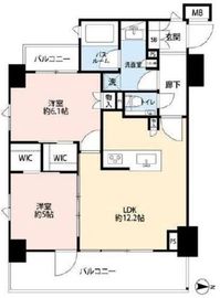クリオラベルヴィ錦糸町 4階 間取り図