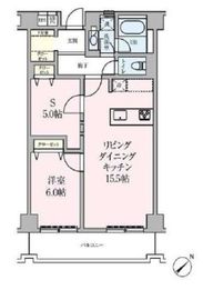 ボヌール東池袋 303 間取り図