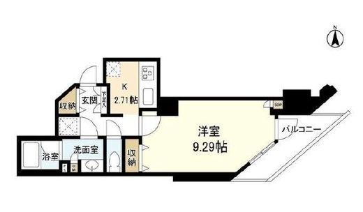 スタイリオ旗の台2 202 間取り図
