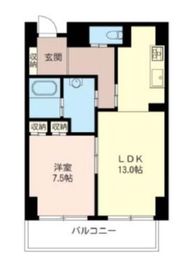 グランドメゾン落合 4階 間取り図